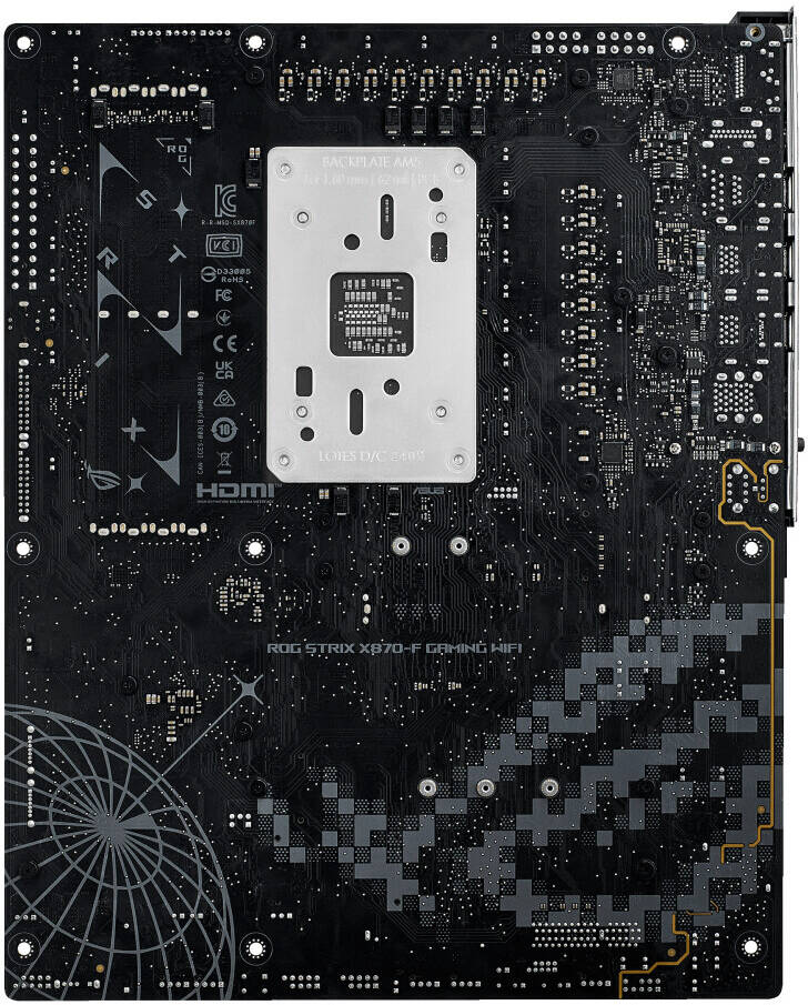 ASUS ROG STRIX X870-F Gaming WIFI, DDR5, AM5 Socket, 4 x DIMM Slots, 192GB MAX Memory, Gaming WIFI Motherboard | 90MB1IV0-M0EAY0