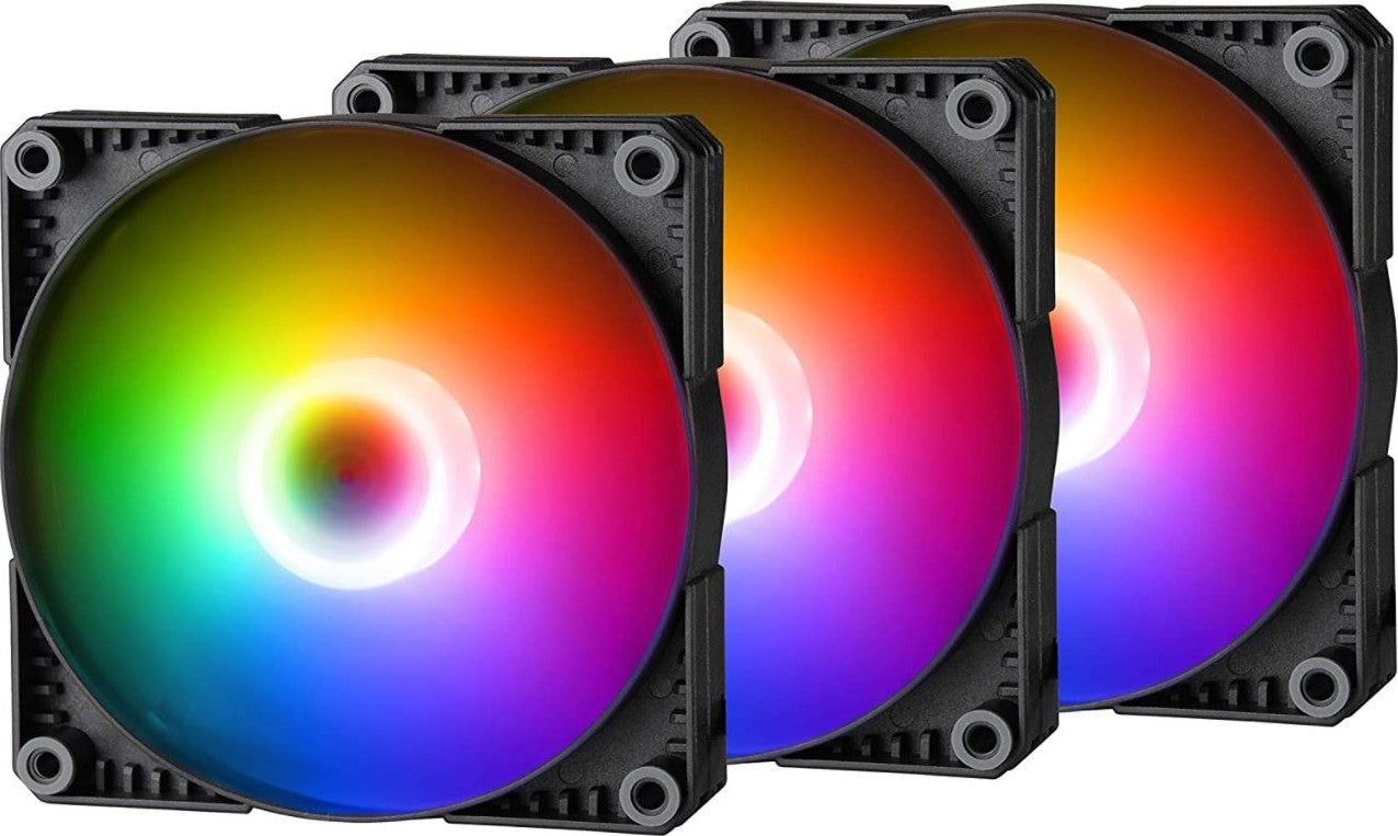 Phanteks SK 120mm PWM Fan, Digital RGB, 3pack - Black