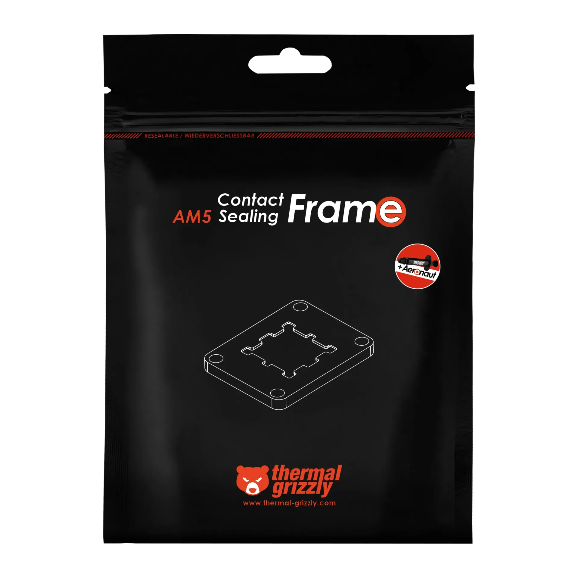 Thermal Grizzly AM5 Contact & Sealing Frame for AMD Ryzen AM5 | TG-CSF-AM5