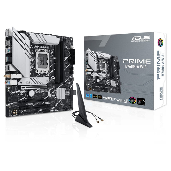ASUS PRIME B760M-A WIFI DDR5 LGA1700 Micro-ATX Motherboard