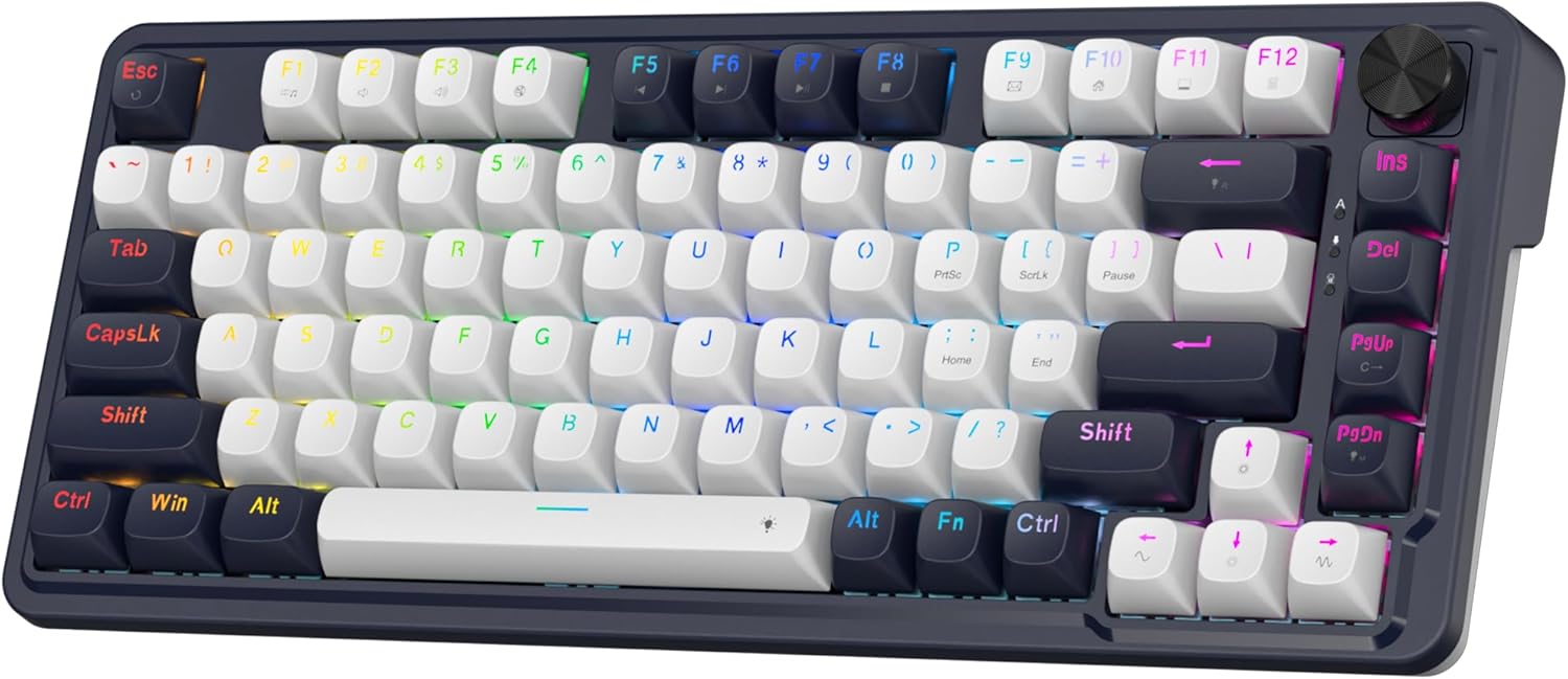 Redragon K673WB-RGB-M Magnetic Gaming 81 Keys 8K Wired Mechanical Keyboard