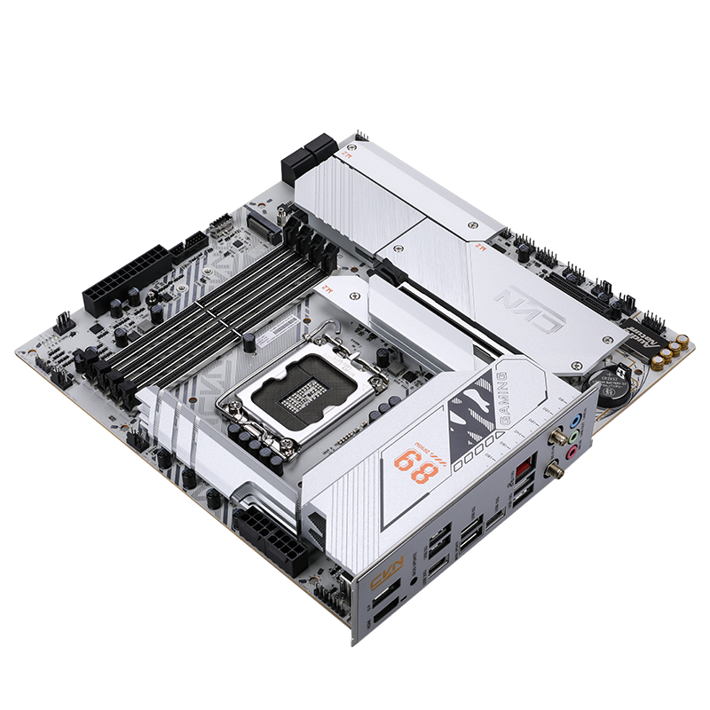 COLORFUL CVN Z890M GAMING FROZEN V20 DDR5 WIFI Motherboard LGA 1851 Socket, Supports Intel® Core™ Ultra processors | White
