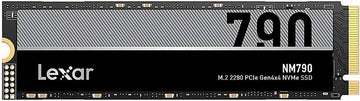 Lexar NM790 1TB M.2 NVMe SSD 2280 PCIe Gen4x4, 7200MB/s Read, 6500MB/s, Black | LNM790X001T-RNNNG