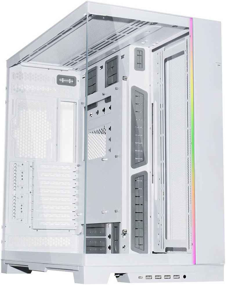 Lian Li O11 Dynamic EVO XL Full Tower Computer Case, White | O11DEXL-W