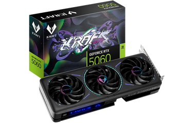 MAXSUN GeForce RTX 5060 iCraft 8GB OC GDDR7 Triple Fan Gaming Graphics Card, 28 Gbps speed, and 128-bit bus, PCIe 5.0 x8 interface, 3× DisplayPort, 1× HDMI | MS-RTX5060 iCraft OC8G