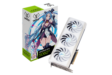 MAXSUN iCraft GeForce RTX 5060 Ti 16GB OC AIGA Triple Fan Gaming Graphics Card, White | MS-RTX5060Ti iCraft OC16G AIGA