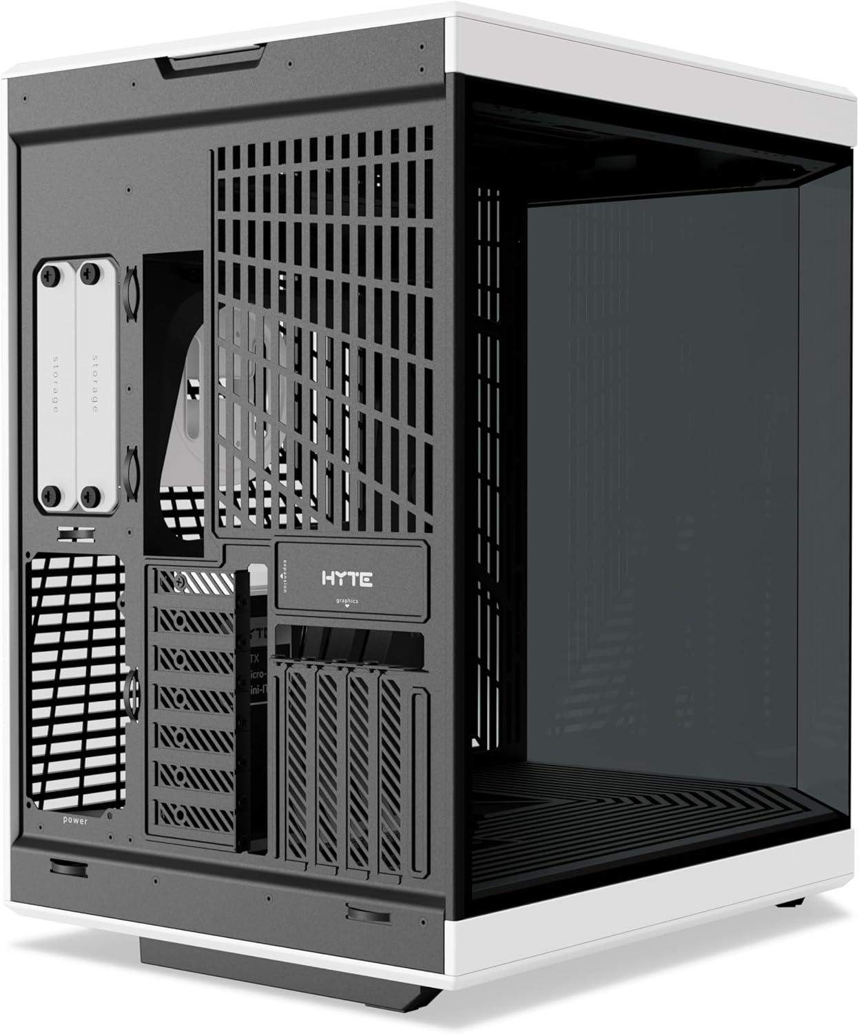 HYTE Y70 Dual Chamber Mid-Tower ATX Computer Case, Standard Version, Panda
