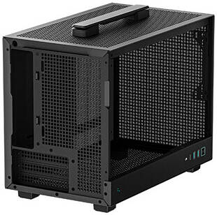 علبة DEEPCOOL CH160 المحمولة عالية التدفق بحجم MINI-ITX باللون الأسود، R-CH160-WHNGI0-G-1، 6933412774440 (نسخة)