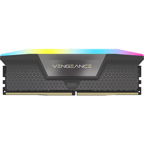 VENGEANCE® RGB 32GB (2 x 16GB) DDR5 DRAM Up To 6000MT/s CL38 AMD EXPO & Intel XMP Memory Kit - Black | CMH32GX5M2D6000Z38