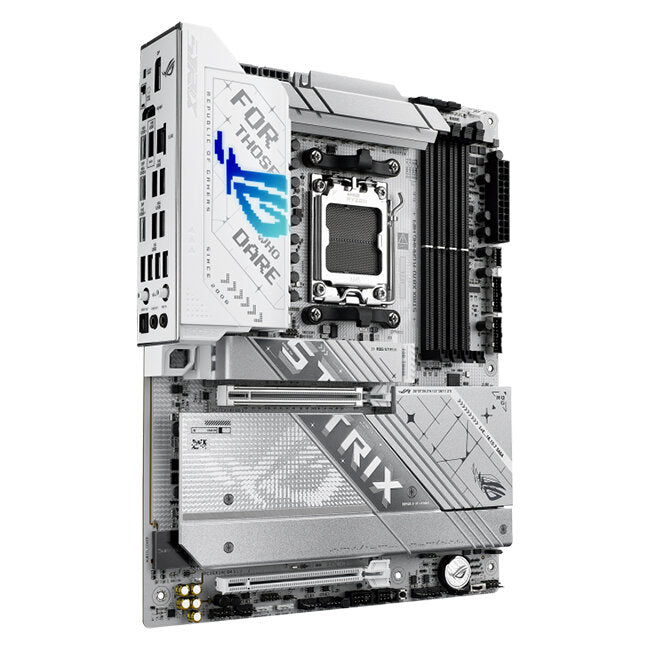 ASUS ROG STRIX X870-A GAMING WIFI AMD AM5 ATX Motherboard, White | 90MB1IF0-M0EAY0