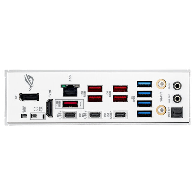 ASUS ROG STRIX X870-A GAMING WIFI AMD AM5 ATX Motherboard - White | 90MB1IF0-M0EAY0