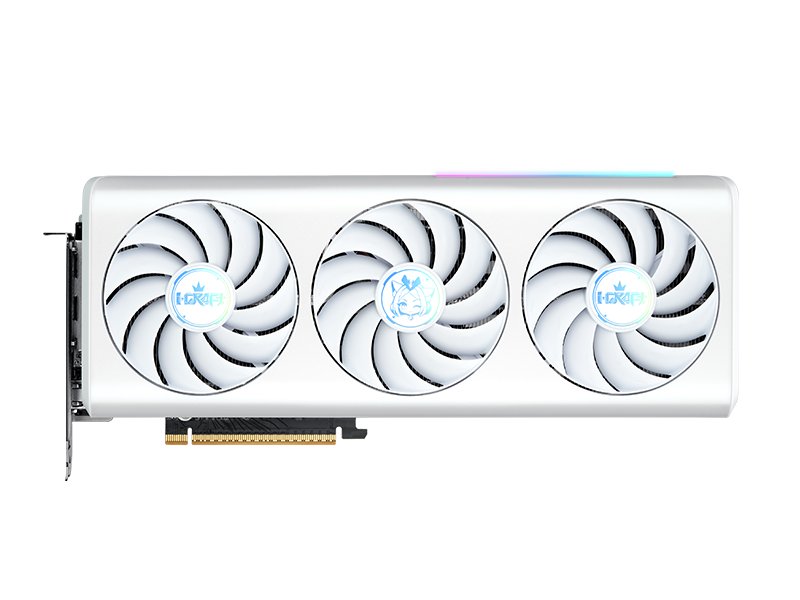 MAXSUN iCraft GeForce RTX 5070 Ti 16GB OC AIGA Triple Fan Gaming Graphics Card, White | MS-RTX5070Ti iCraft OC16G AIGA