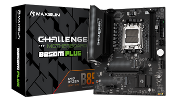 MAXSUN MS-Challenger B850M PLUS WIFI Motherboard, M-ATX, AM5 Supports Ryzen 7000 / 8000 / 9000 Series, B850 Chipset