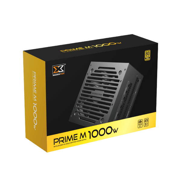 XIGMATEK Prime M 1000W 80 PLUS Gold Fully Modular ATX 3.1 Power Supply | EN47503
