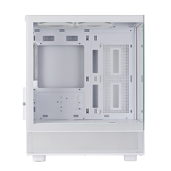 Silverstone Lucid 04 WHITE Mico ATX Gaming Chassis Panoramic Tempered Glass Case | SST-LD04-W-ARGB