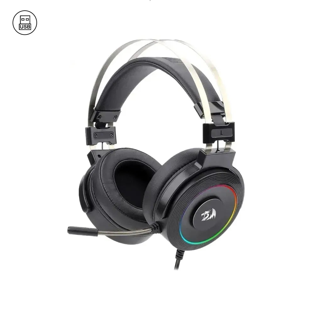 Redragon H320RGB-1 Lamia 2 RGB Wired Gaming Headset -Black