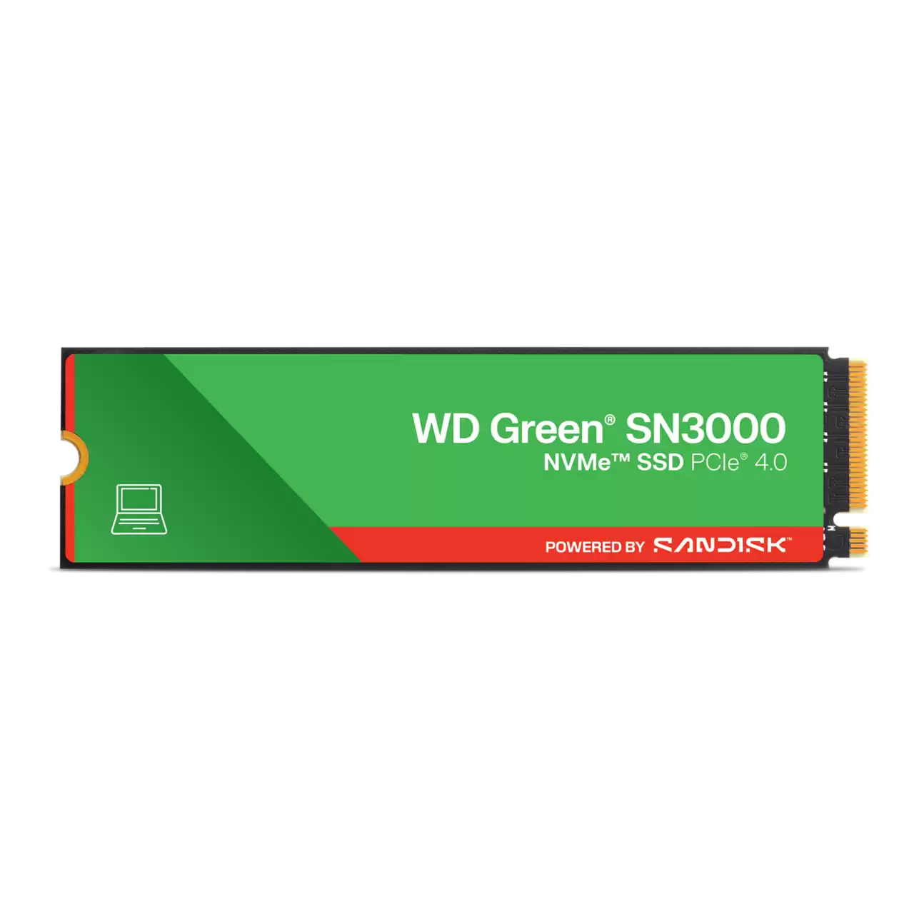 WD Green 1TB SN3000 PCIe 4.0 M.2 2280 SSD | WDS100T4G0E-00CPS0