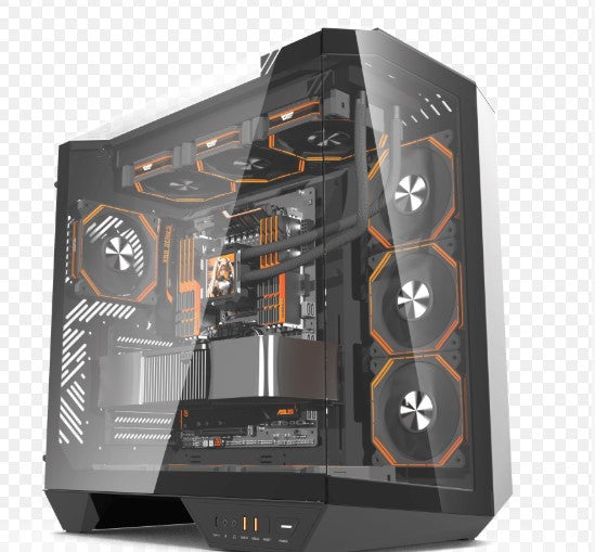 DARKFLASH DY470B ATX CASE WITH 4 ARGB FANS