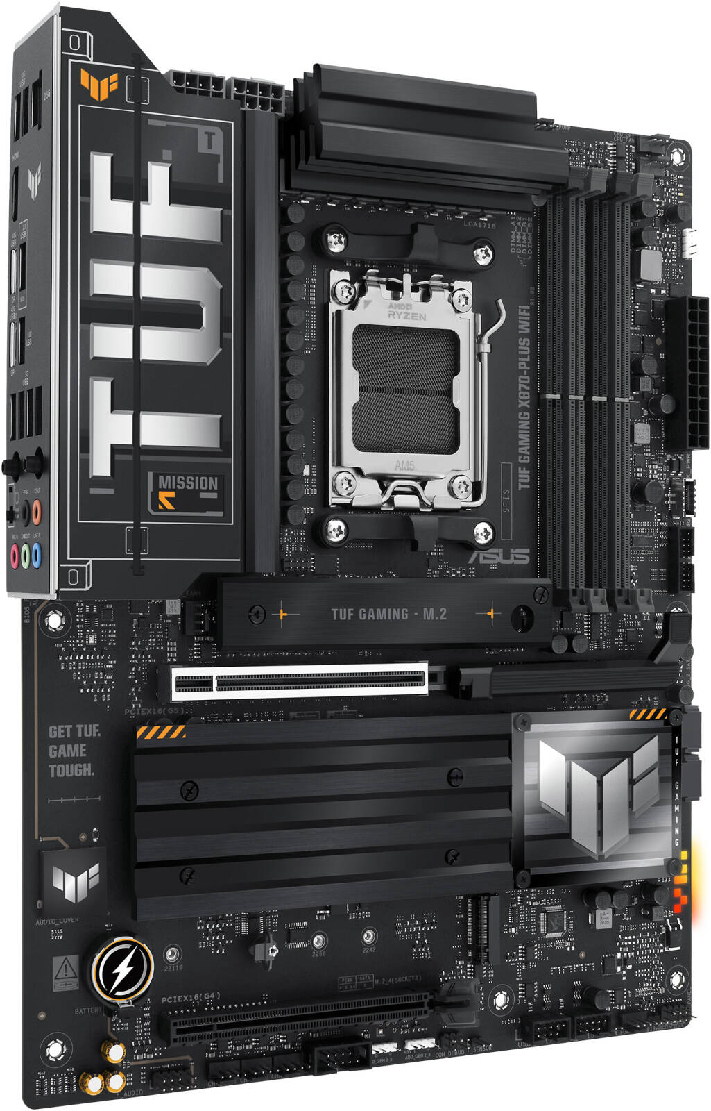 ASUS TUF Gaming X870-Plus WIFI AM5 ATX Motherboard, AMD X870 Chipset, 4x DDR5 DIMM Slots, 192GB Max Memory