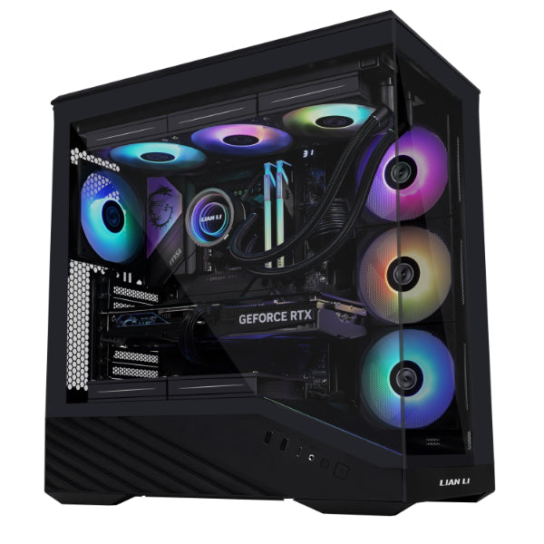 Lian Li Vector V100R Mid Tower Gaming Chassis, Black | G99.V100RX.00