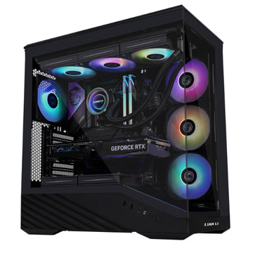 Lian Li Vector V100R Mid Tower Gaming Chassis, Black | G99.V100RX.00