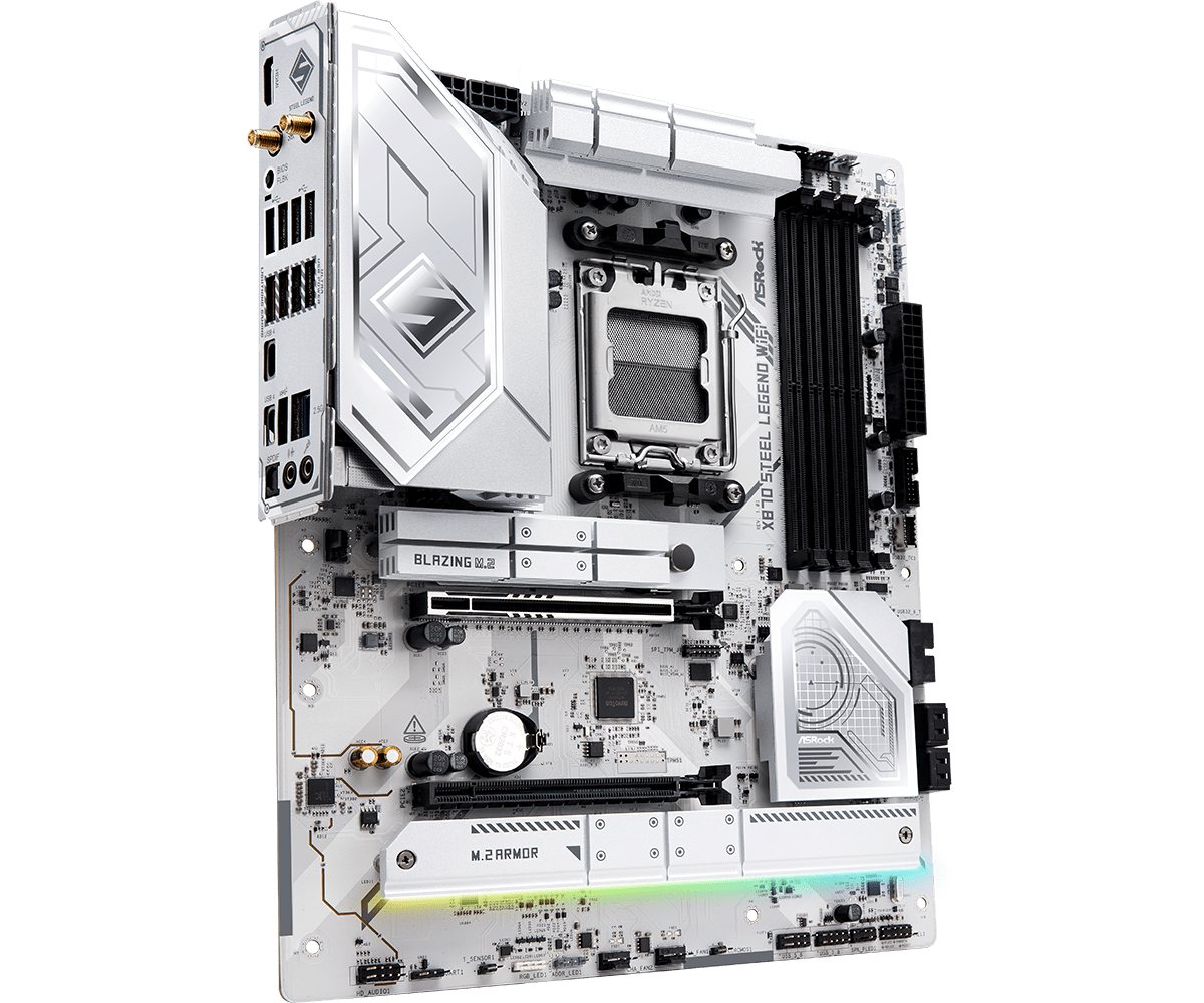 ASRock X870 Steel Legend WIFI AM5 Socket Gaming Motherboard | 90-MXBPJ0A0UAYZ
