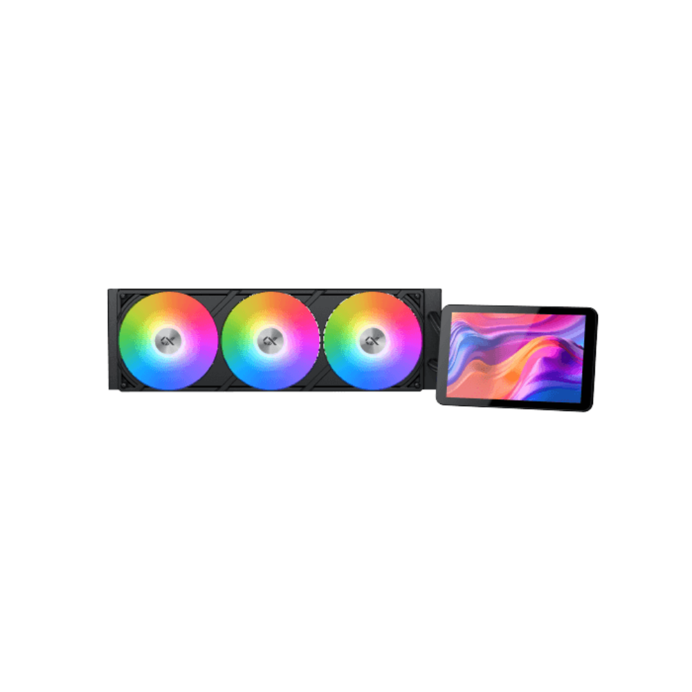 XIGMATEK Connect Pro 360 BK 7" LCD ARGB AIO CPU Liquid Cooler | EN48357