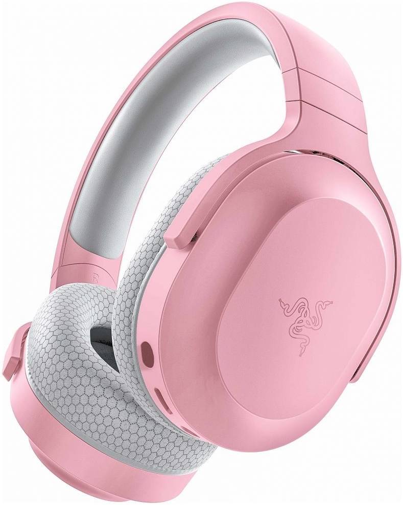Razer Barracuda X Quartz Pink Edition Hyperspeed Wireless Gaming Headset, 250G Ergonomic Design, 40mm Drivers, Bluetooth, Smartswitch, Detachable Mic, For PC / Playstation | RZ04-04430300-R3M1