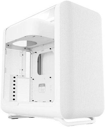 HYTE X50 Modern Performance ATX Mid-Tower Tempered Glass PC Gaming Case, Full-Coverage Micro-Mesh, Up to 10 Fans x 120mm, SNOW WHITE Edition | CS-HYTE-X50G-WW