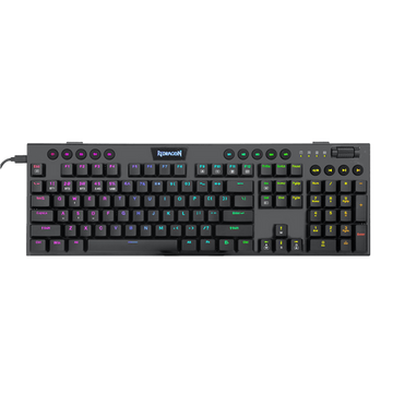 Redragon K618 Horus PRO Wireless RGB Mechanical Keyboard, Bluetooth/2.4Ghz/Wired Tri-Mode Ultra-Thin Low Profile Gaming Keyboard w/No-Lag Cordless Connection