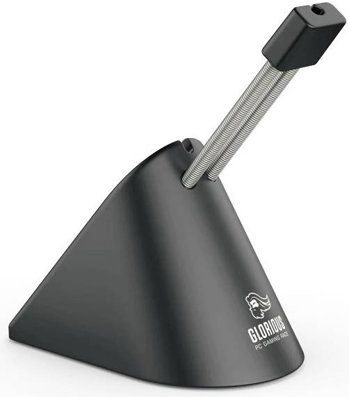 Glorious Mouse Bungee, Black, Rubber Base, Rubber Clip, Spring-Adjustable arm | G-MB-BLACK