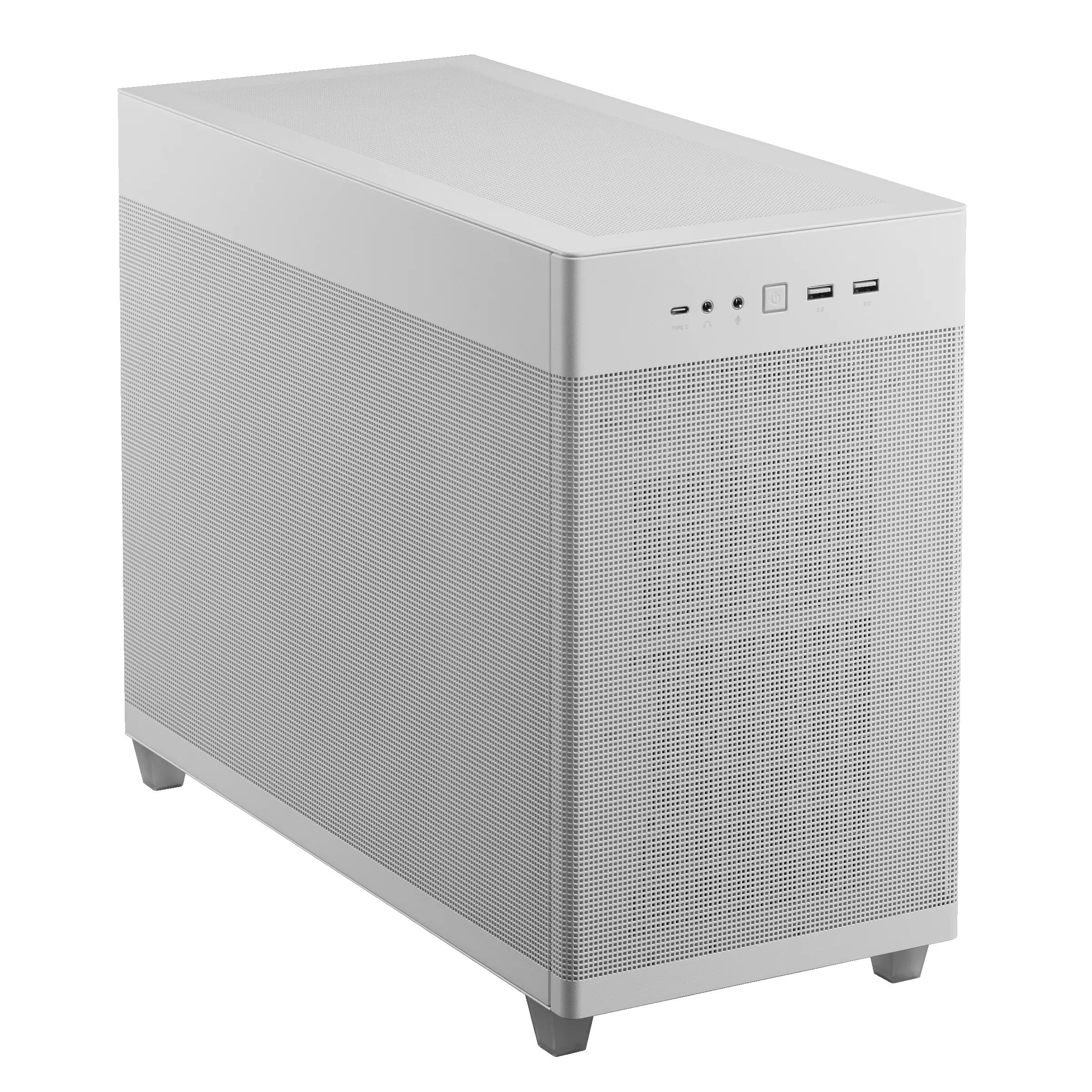 ASUS Prime AP201 m-ATX Gaming Chassis Mesh Type, WHITE