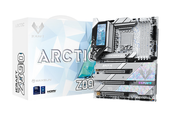 MAXSUN MS-iCraft Z890 ARCTIC Motherboard, LGA1851 socket for Core™ Ultra, Pentium® Gold, and Celeron® processors, Intel® Z890 Chipset