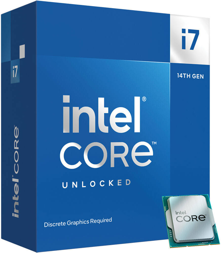 Intel Core i7-14700KF 3.4 GHz 20-Core LGA 1700 14th Gen Processor, 20 Cores & 28 Threads
