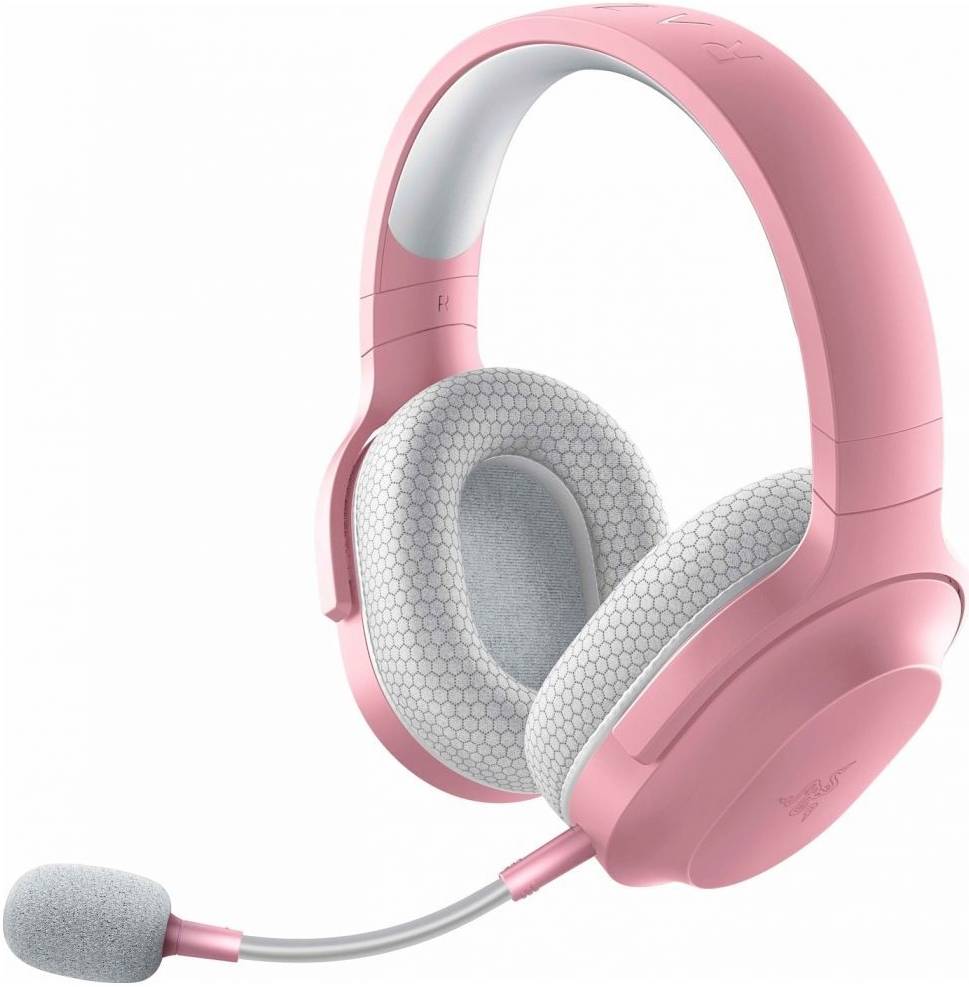 Razer Barracuda X Quartz Pink Edition Hyperspeed Wireless Gaming Headset, 250G Ergonomic Design, 40mm Drivers, Bluetooth, Smartswitch, Detachable Mic, For PC / Playstation | RZ04-04430300-R3M1