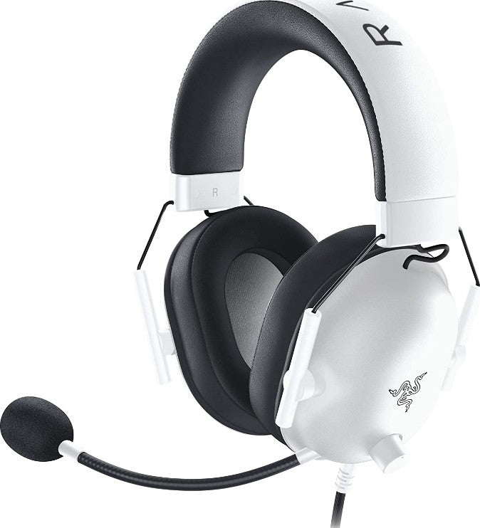 Razer BlackShark V2 X Wired Esports Gaming Headset, 7.1 Surround Sound, White | RZ04-03240700-R3M1