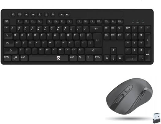 Redragon BS-7094 Wireless Office Keyboard and Mouse Combo - Black