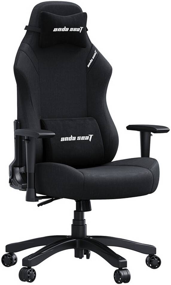 Anda Seat Luna Series Gaming Chair, Black, Large, Fabric Linen Upholstery | AD18-44-B-F