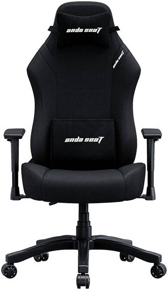Anda Seat Luna Series Gaming Chair, Black, Large, Fabric Linen Upholstery | AD18-44-B-F