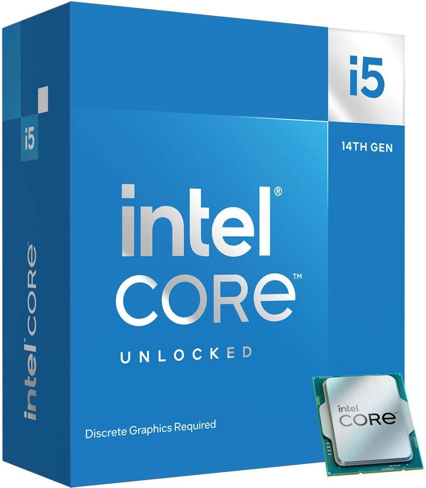 Intel Core i5-14600KF 3.5 GHz 14-Core LGA 1700 14th Gen Processor, 14 Cores & 20 Threads, 24MB Cache Memory, 5.3GHz MaxTurbo Boost