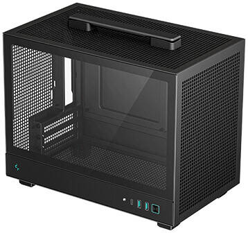 علبة DEEPCOOL CH160 المحمولة عالية التدفق بحجم MINI-ITX باللون الأسود، R-CH160-WHNGI0-G-1، 6933412774440 (نسخة)