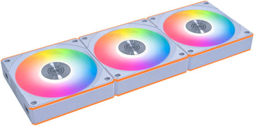 Lian Li Uni Fan CL Wireless 120MM Case Fan, WHITE, Pack of 3, 2100 RPM Fan Speed, REVERSE