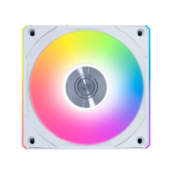 Lian Li Uni Fan CL Wireless 120MM Case Fan, WHITE, Pack of 3, 2100 RPM Fan Speed, 72.73 CFM Fan Airflow, FDB Bearing Type, PBT / PC / Aluminum Materials