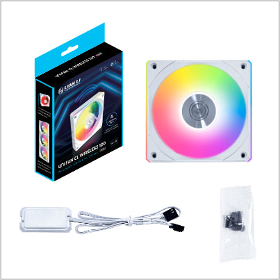 LIAN LI UNI FAN CL120 Wireless 120mm Fan White | 12CL1W1W
