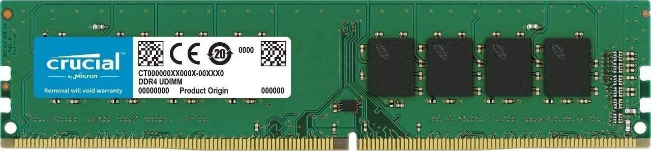 Crucial 8GB DDR4 3200 MHz CL22 Desktop Memory | CB8GU3200