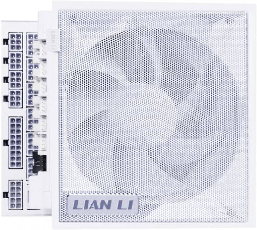 Lian-Li EDGE GOLD 1000W Fully Modular Power Supply, WHITE, 80 PLUS Gold Efficiency, 120mm FDB Fan Type, Active PFC, ATX 3.1 Form Factor, 2400 RPM Fan Speed | EG1000G.WHITE