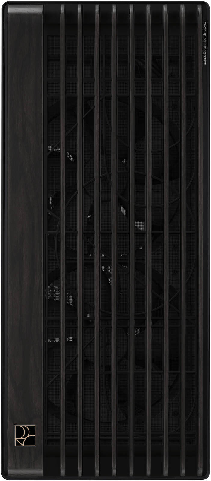 ASUS ProArt PA602 Wood Edition Gaming Chassis, Tempered Glass, 2x 200mm Front & 140mm Pre-Installed Fans, Up to 420mm Radiator & 6x Fan Support, Dust Protection, Black | 90DC00J0-B09010