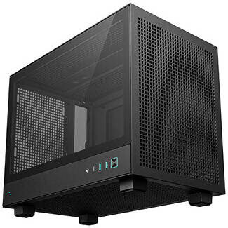 علبة DEEPCOOL CH160 المحمولة عالية التدفق بحجم MINI-ITX باللون الأسود، R-CH160-WHNGI0-G-1، 6933412774440 (نسخة)