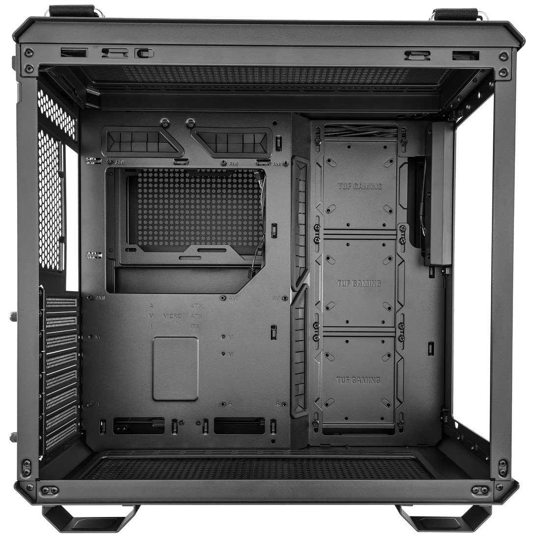 ASUS TUF GT502 Mid Tower ATX Gaming Case, Tempered Glass, BLACK | 90DC0093.B09000