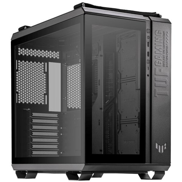 ASUS TUF GT502 Mid Tower ATX Gaming Case, Tempered Glass, BLACK | 90DC0093.B09000